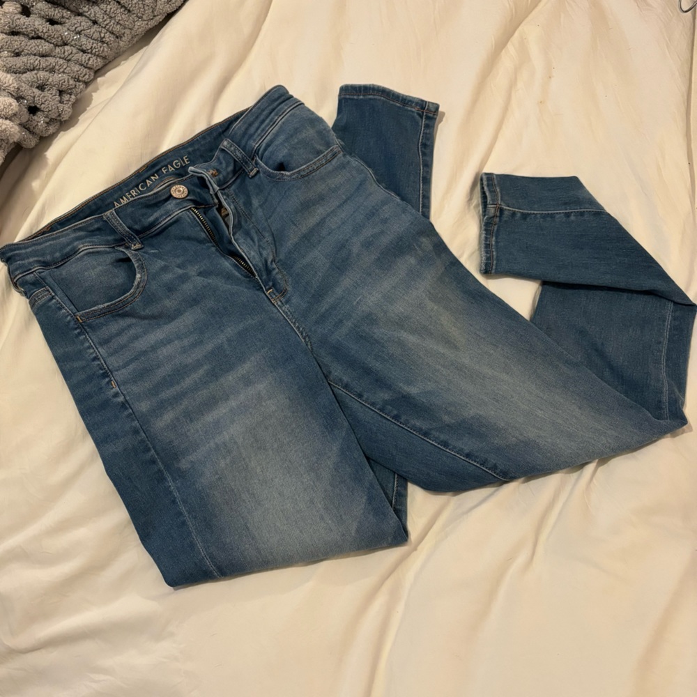 american eagle high rise skinny stretch